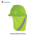 Top-Qualität abnehmbare Sun Protective Außen reflektierende Hard Hat Neck Shade Netting Hut neue Hard Hat Shade für den Großhandel